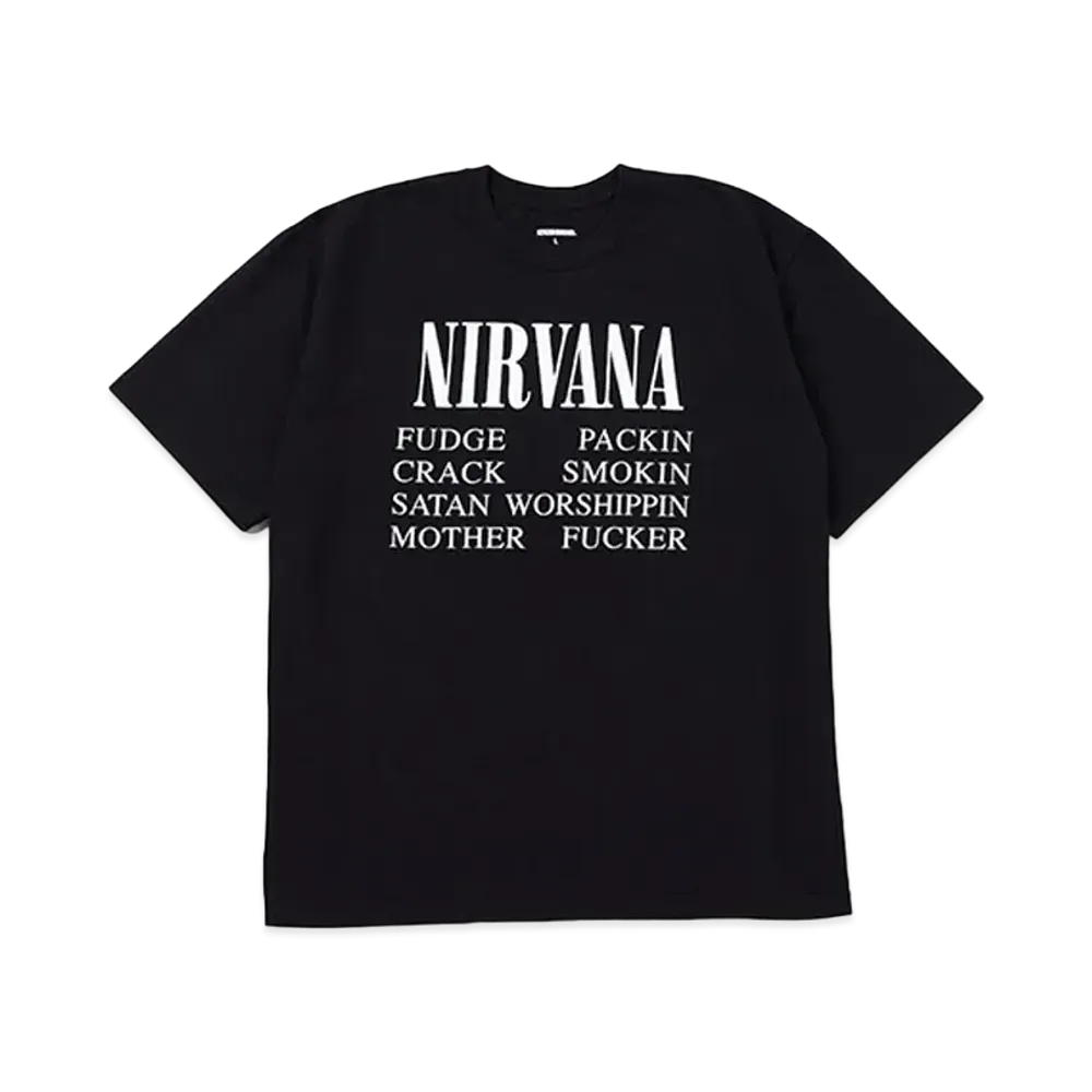NEIGHBORHOOD x NIRVANA . Tee SS-4 "Black"