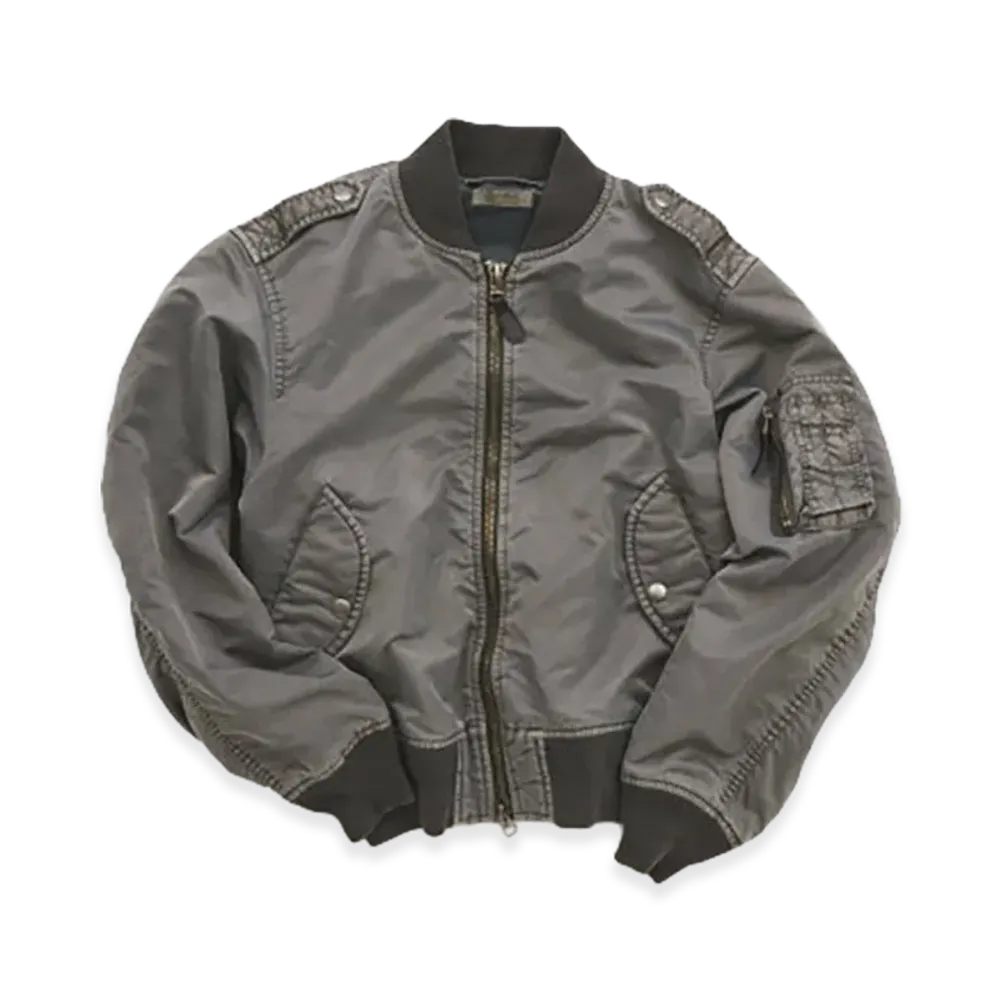 JOURNAL STANDARD relume Garment Dye L-2B Flight Jacket "Black"