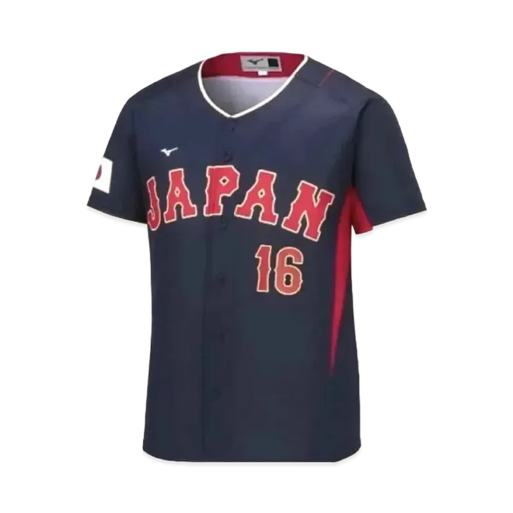 MIZUNO 2023WBC Shohei Ohtani 16 Replica Uniform (Visitor) "Navy"