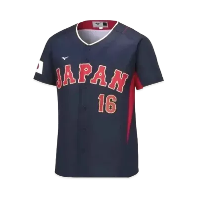 MIZUNO 2023WBC Shohei Ohtani 16 Replica Uniform (Visitor) "Navy"