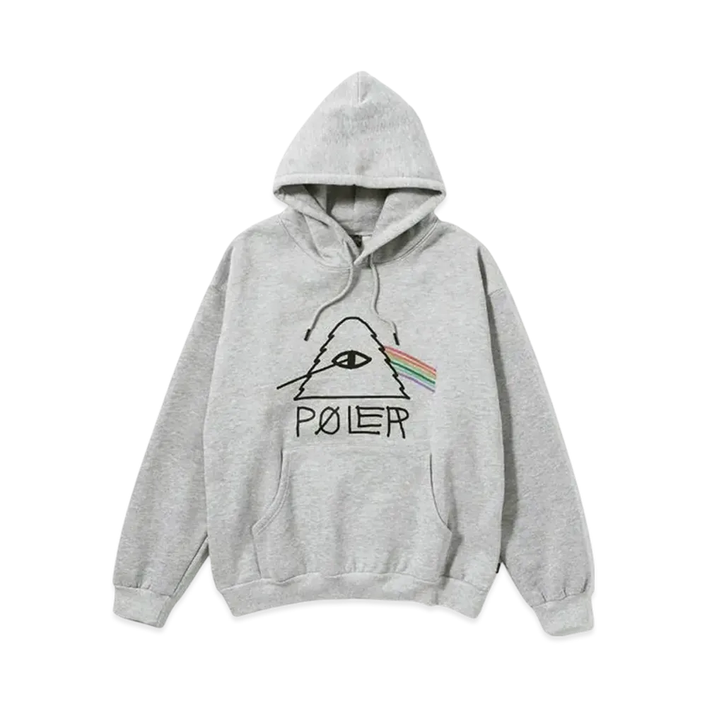 POLeR Psychedelic Logo Hoodie "Grey"
