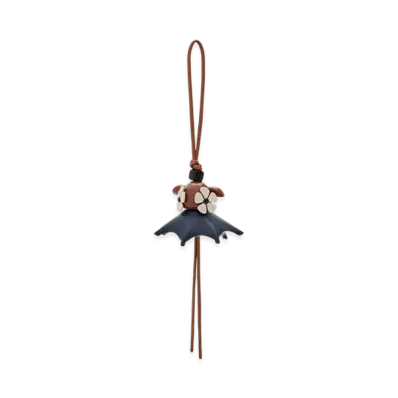 LOEWE Plumeria Puzzle Charm "Tan/Black"