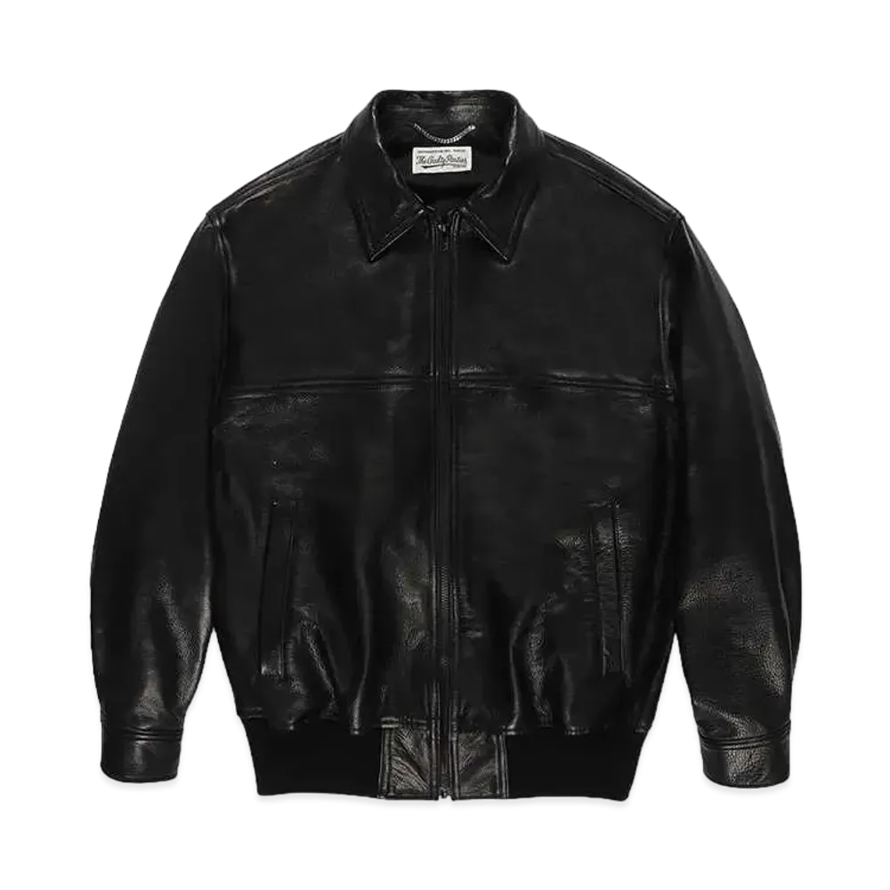 WACKO MARIA Leather Jacket "Black"
