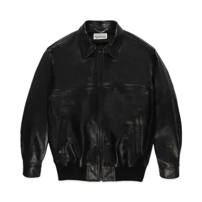 WACKO MARIA Leather Jacket "Black"