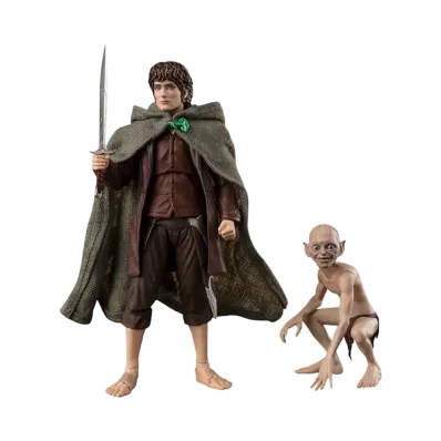BANDAI "S.H.Figuarts" -The Lord of the Rings- Frodo Baggins & Gollum (The Lord of the Rings: The Fellowship of the Ring)