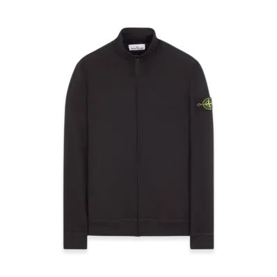 Stone Island 62153 Fleece Track Top - 24SS "Black"