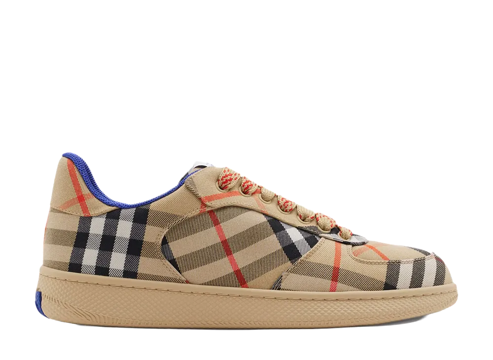 Burberry Women's Embroidered Canvas Terrance Sneakers "Checked"