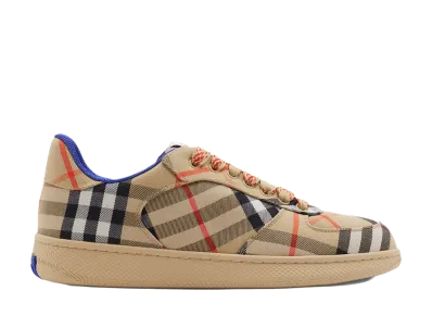 Burberry Women's Embroidered Canvas Terrance Sneakers "Checked"