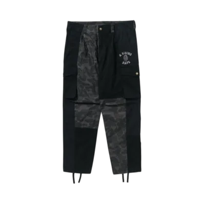 A BATHING APE Asia Camo Army Pants "Black"