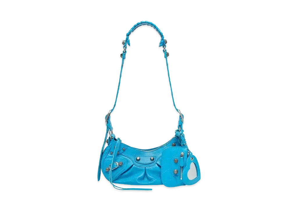 BALENCIAGA Le Cagole XS Shoulder Bag "Blue"