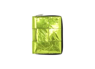 Bottega Veneta Zip Around Wallet "Chlorophyll/Black"
