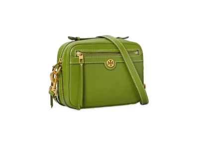 Tory Burch T Monogram Leather Camera Bag "Shiso"