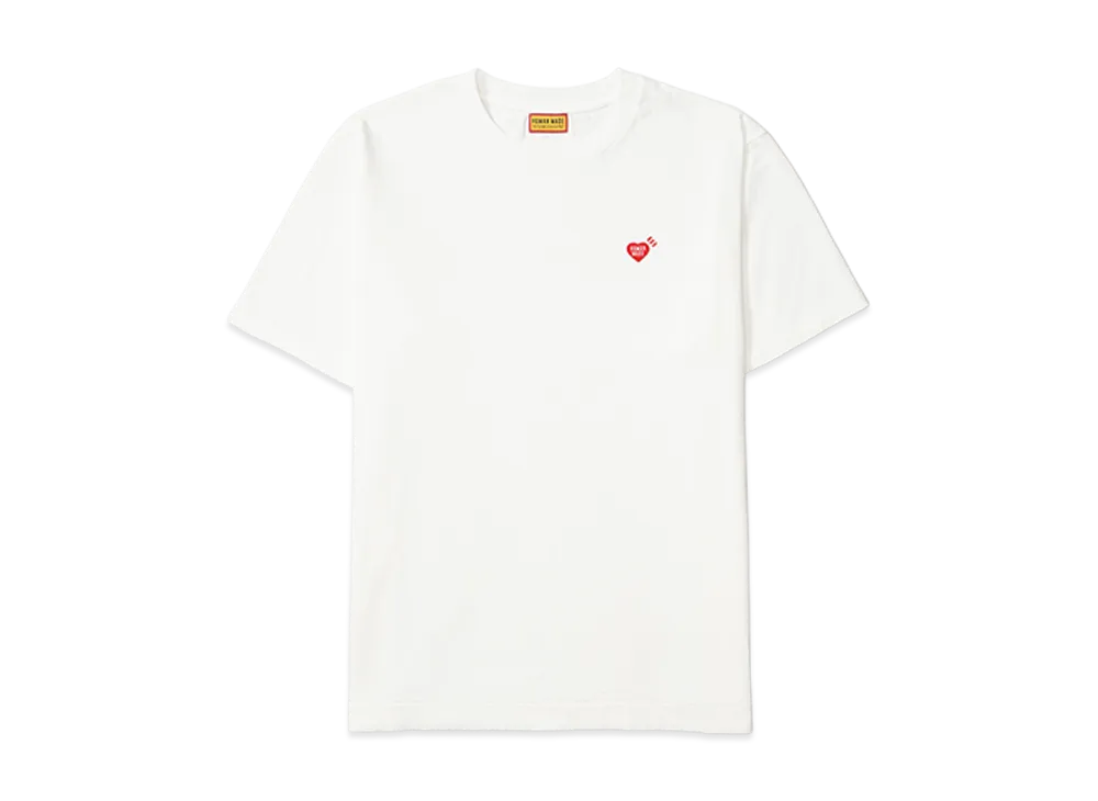 HUMAN MADE Stores Exclusive Heart Badge T-Shirt "White"