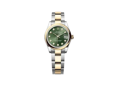 ROLEX Datejust 31mm Oystersteel & Yellow Gold 278243 "Olive Green"