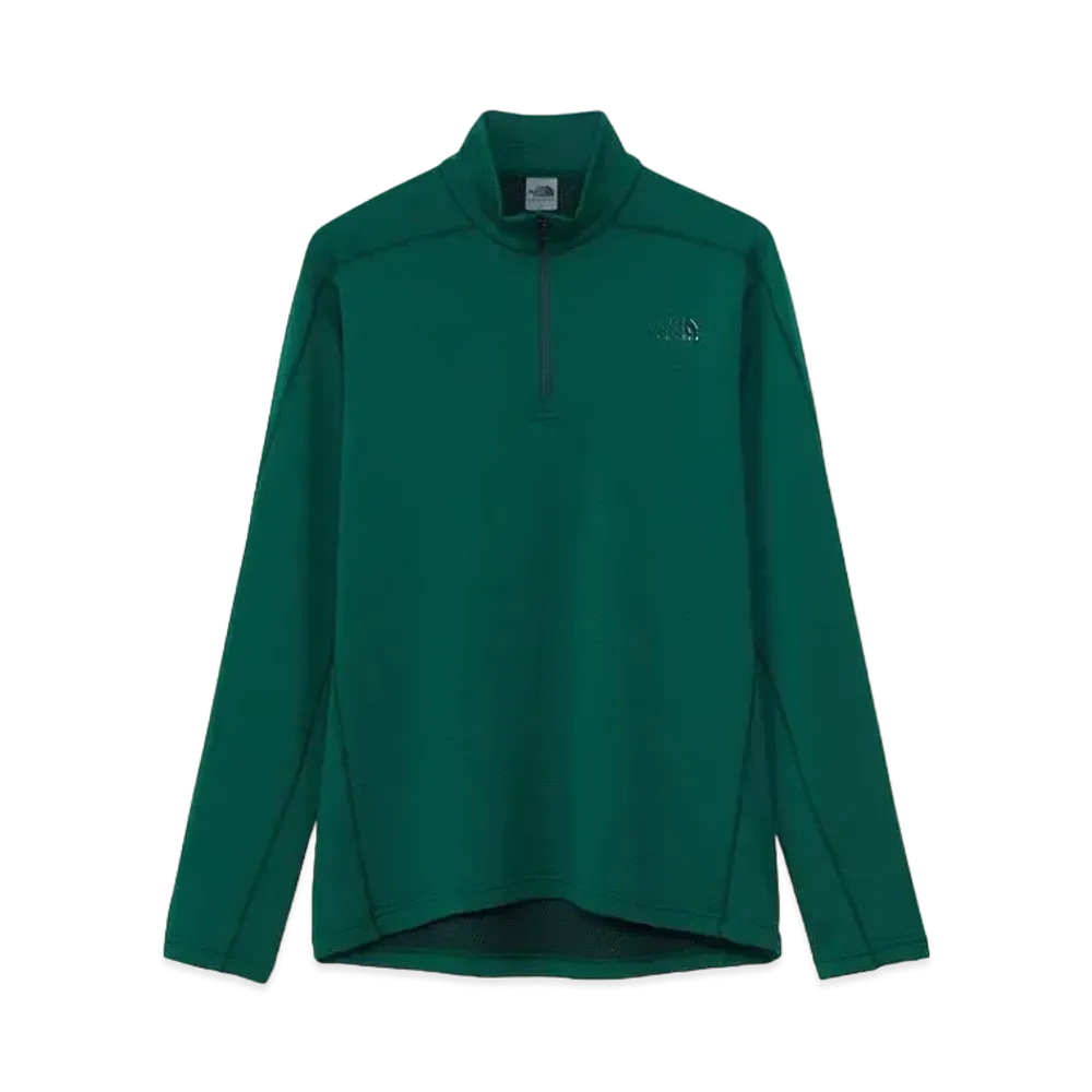 The North Face Long Sleeve Flash Dry Zip Up "Hunter Green"