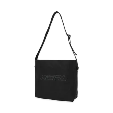 X-Girl Logo Messenger Bag "Black"