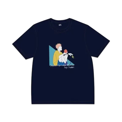Uniqlo TV Anime 呪術廻戦 UT Graphic T-Shirt 虎杖 悠仁 "Navy"