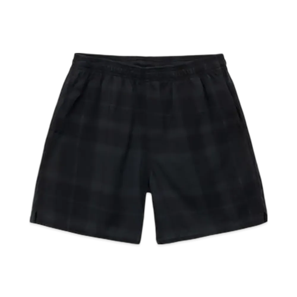 Stussy x Our Legacy Work Shop Laguna Short "Overdye Black Flannel Check"
