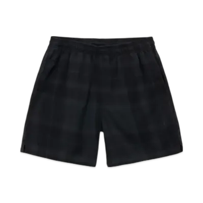Stussy x Our Legacy Work Shop Laguna Short "Overdye Black Flannel Check"