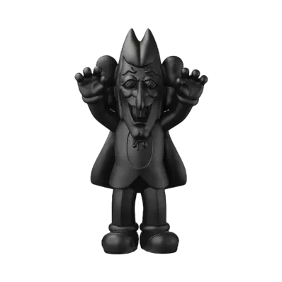KAWS / General Mills -MONSTER CEREALS- Count Chocula Figure Black Edition