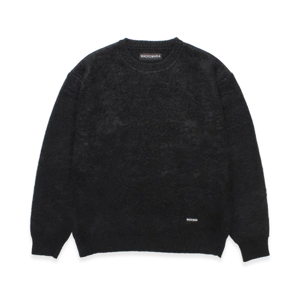 WACKO MARIA Heavy Mohair Knit Sweater "Black"