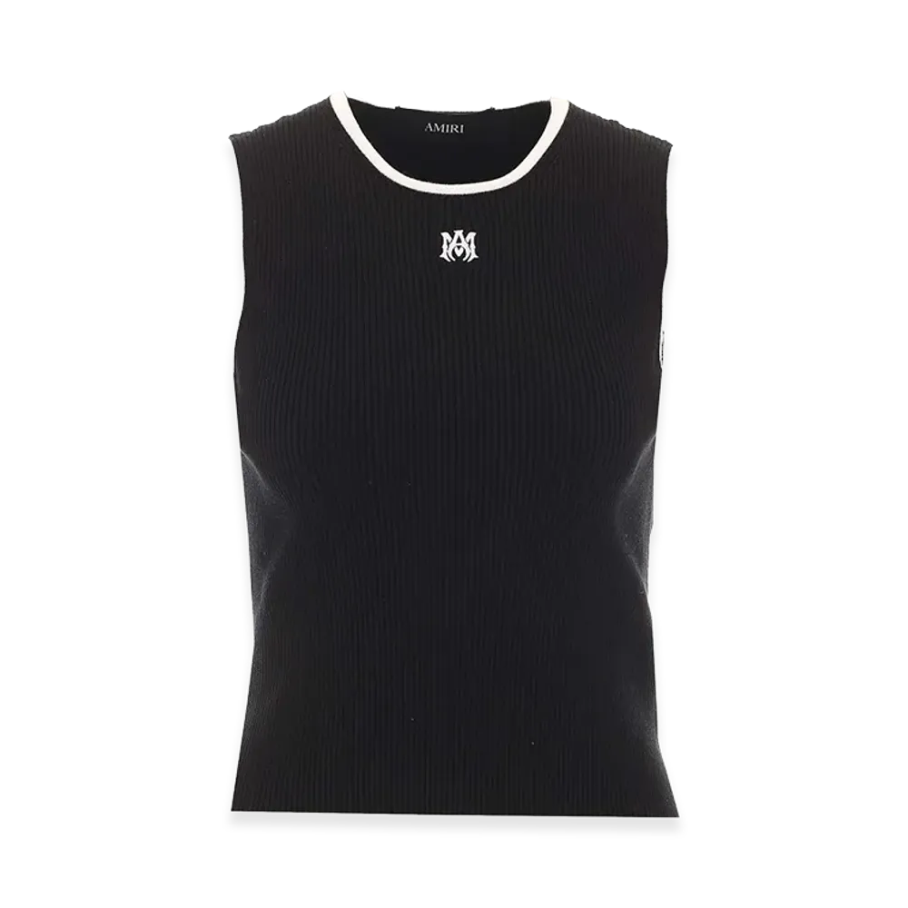 AMIRI Women's MA Knit Tank Top "Black"