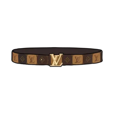Louis Vuitton x NIGO LV PYRAMIDE STRIPES 40MM REV "Brown"