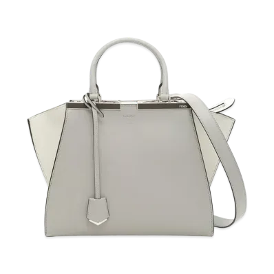 FENDI 3Jours Leather 2WAY Bag "Gray"