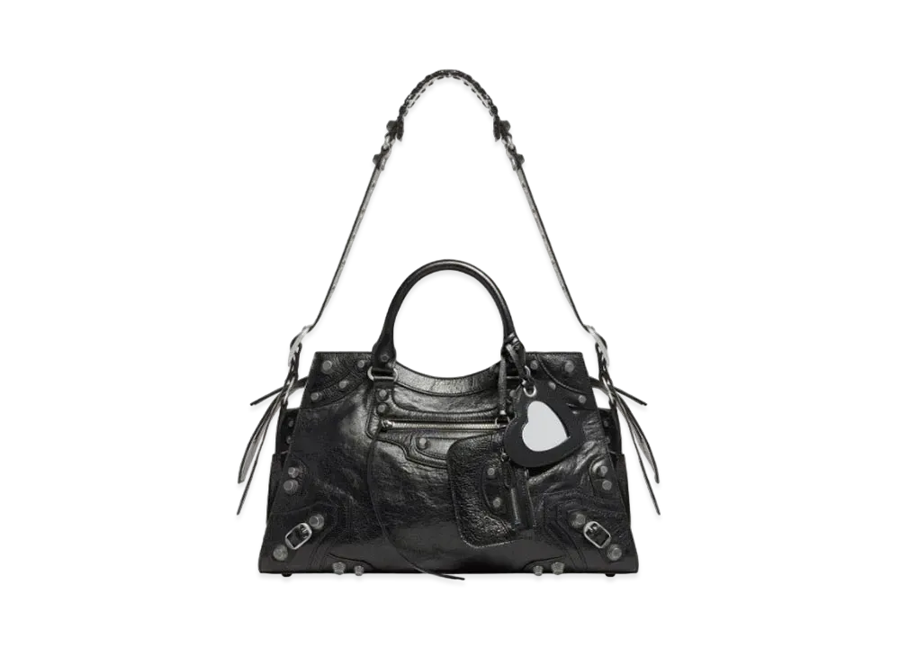 BALENCIAGA Neo Cagole City Handbag "Black"