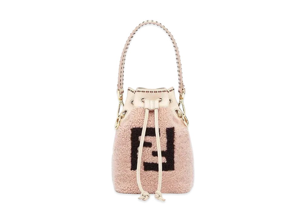 FENDI Mon Tresor Sheepskin Mini-Bag "Pink"