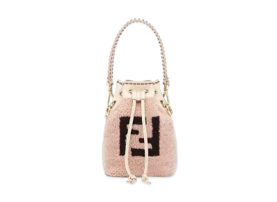 FENDI Mon Tresor Sheepskin Mini-Bag "Pink"