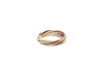 Cartier Trinity Ring "White Gold/Yellow Gold/Pink Gold"