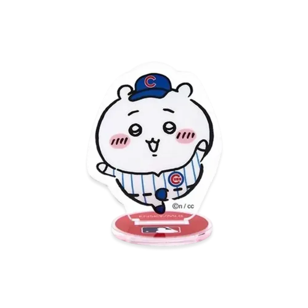 MLB x Chiikawa Tokyo Series Acrylic Stand Chiikawa (Cubs) "White"