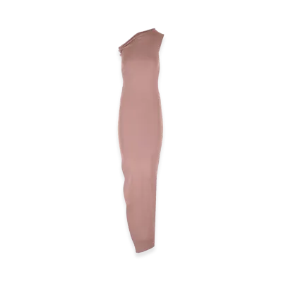 Rick Owens Women's "Athena" Fitted Dress "Rose"