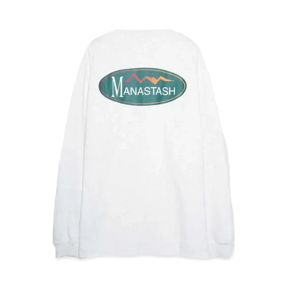MANASTASH HEMP L/S TEE ORIGINAL LOGO "OATMEAL"