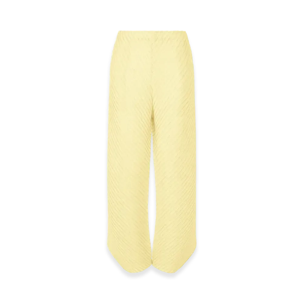 ISSEY MIYAKE Sheer Linen Like Pleats "PytalosYellow"
