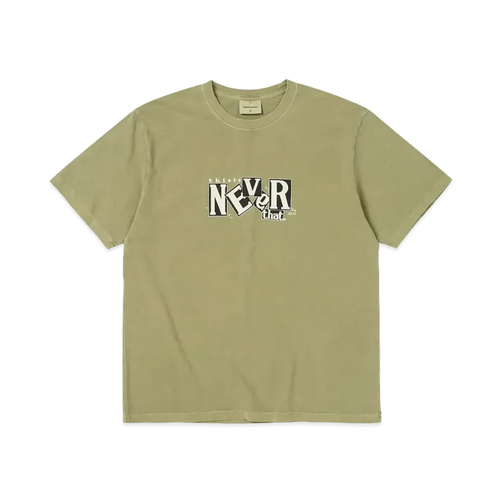 thisisneverthat TNT Records Tee "Moss"