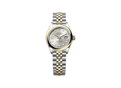 ROLEX Lady-Datejust 28mm Oystersteel & Yellow Gold 279163 "Silver"