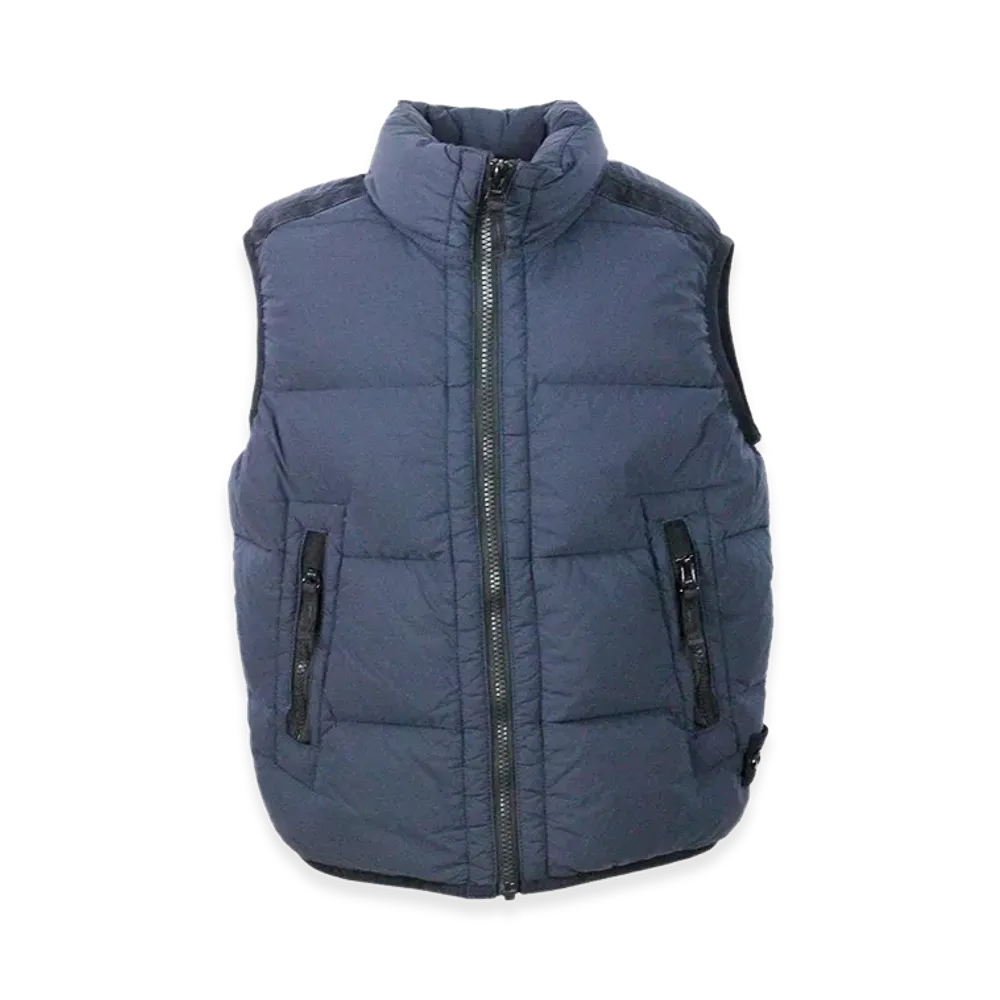 Stone Island Kids Tech Fabric Coat "Blue"