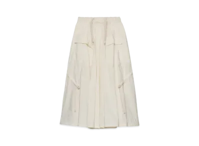 PRADA Women's Technical Ponge Skirt "Ivory"