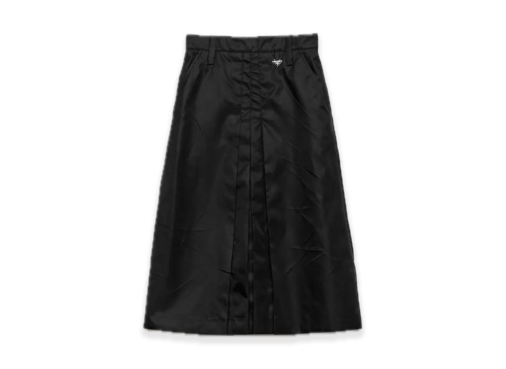 PRADA Flared Re-Nylon Skirt "Black"