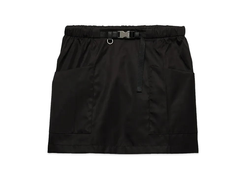 PRADA Women's Re-Nylon Skirt "Black"