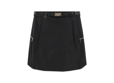 PRADA Women's Re-Nylon Mini Skirt "Black"