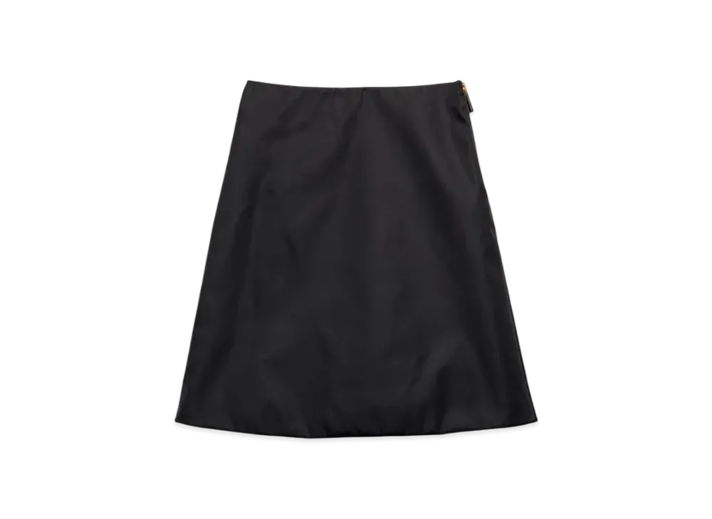 PRADA Women's Re-Nylon Flared Skirt "Black"