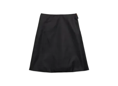 PRADA Women's Re-Nylon Flared Skirt "Black"