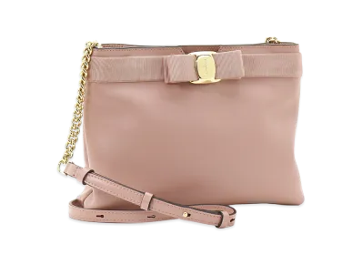 Salvatore Ferragamo Women's Vara Shoulder Bag "Antique Rose"