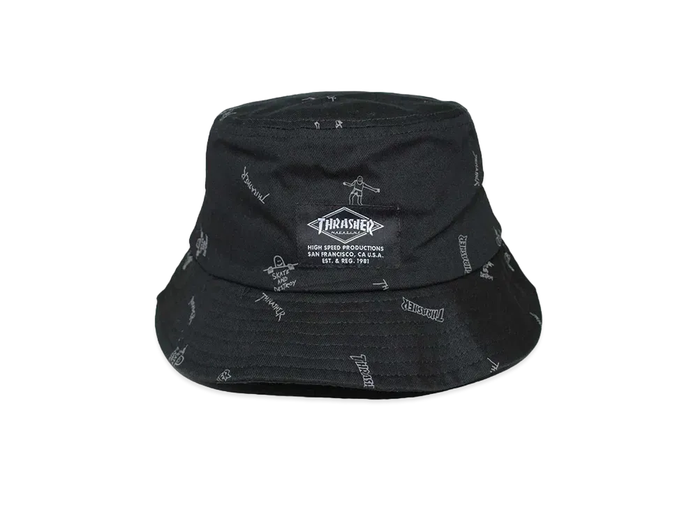 THRASHER Gonz Art Hat "Black"