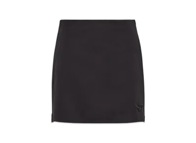PRADA Women's Re-Nylon Mini Skirt "Black"
