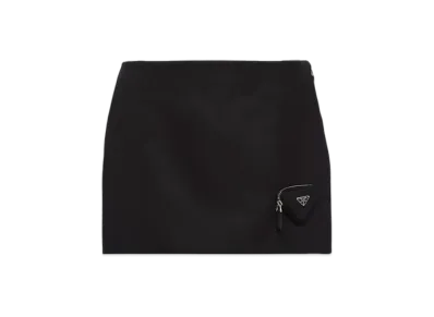 PRADA Women's Re-Nylon Miniskirt "Black"
