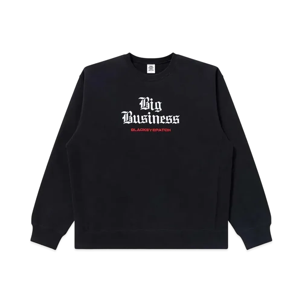 BlackEyePatch Big Business Crew Sweat "Black"